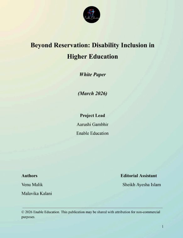 Cover of the white paper Beyond Reservation.